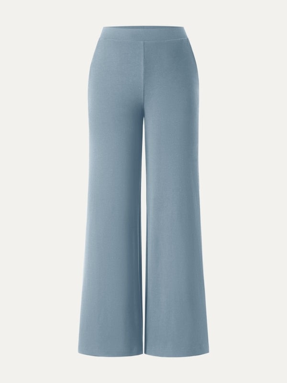 OGL Lyocell Wool Mid Rise Wide Leg Pull-on Pant with Pockets